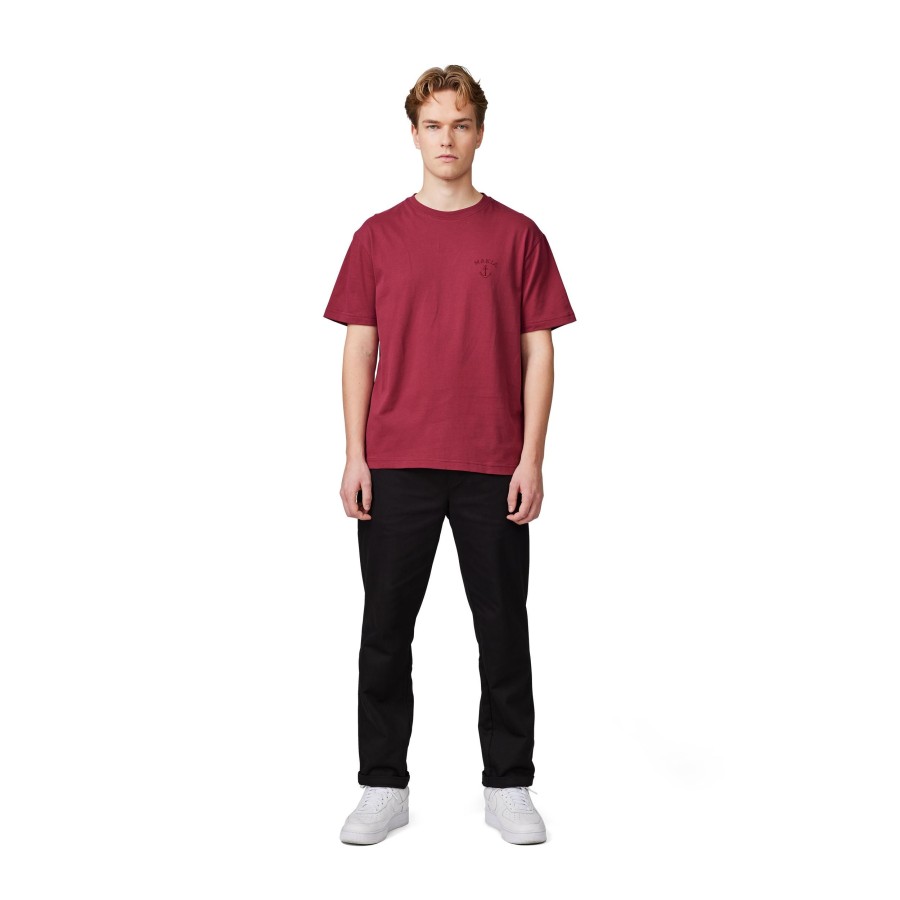 Men Makia | Folke Tshirt Cranberry