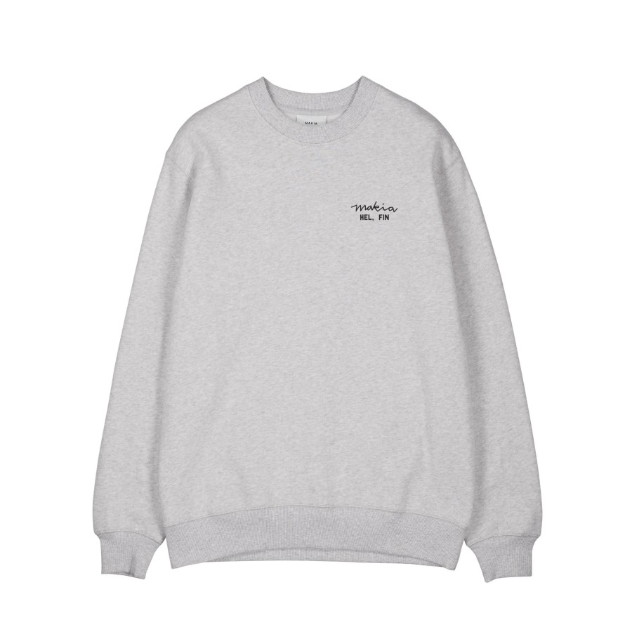 Men Makia | Heaven Sweatshirt Light Grey