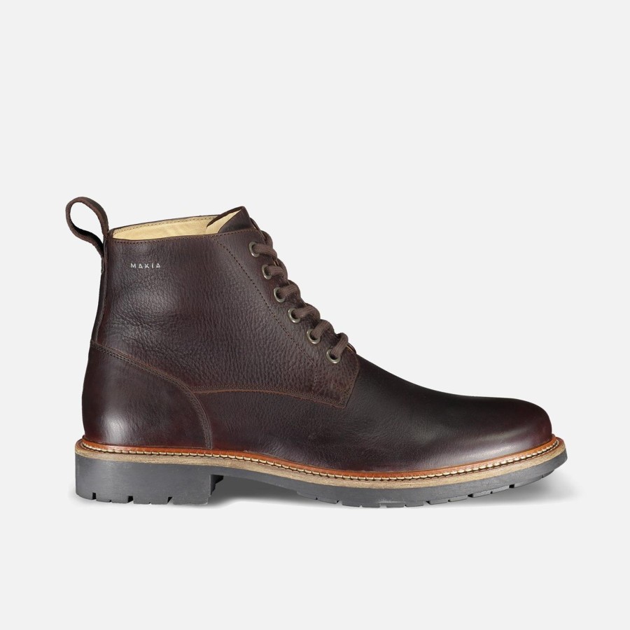 Men Makia | Avenue Boot Mahogany