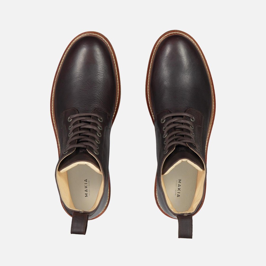 Men Makia | Avenue Boot Mahogany