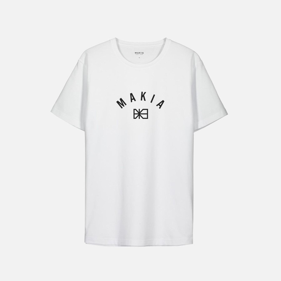 Men Makia | Brand Tshirt White