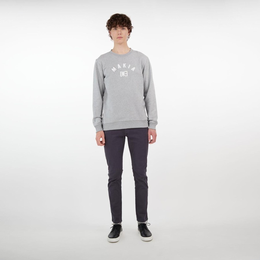 Men Makia | Brand Sweatshirt Grey