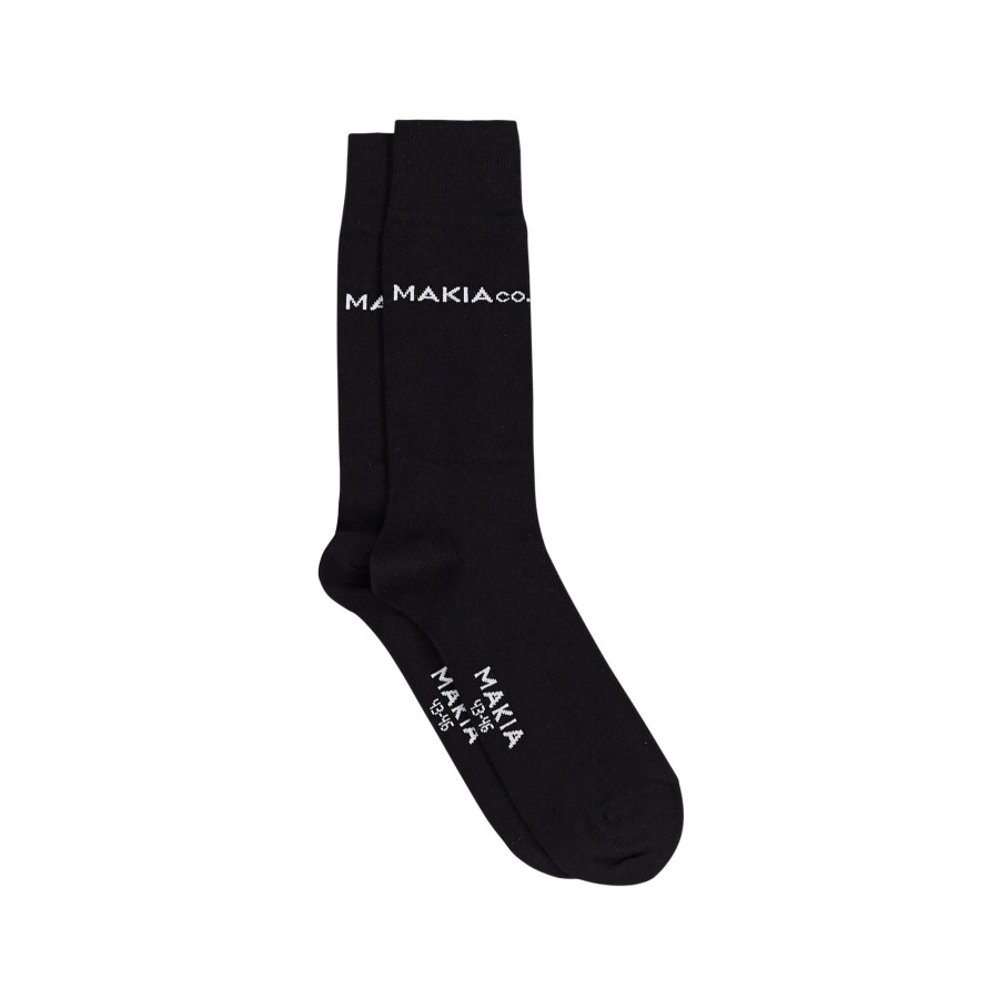 Women Makia | Nuuk Two Pack Of Socks Black