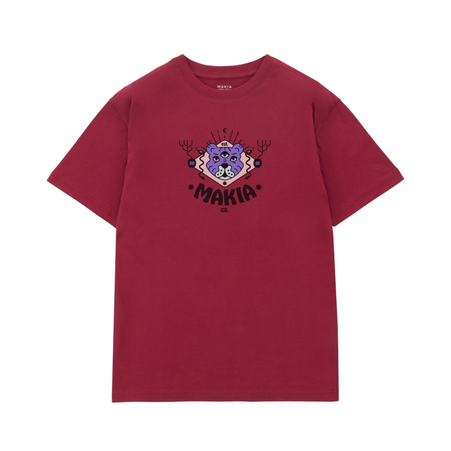 Men Makia | Third Eye Tshirt Cranberry