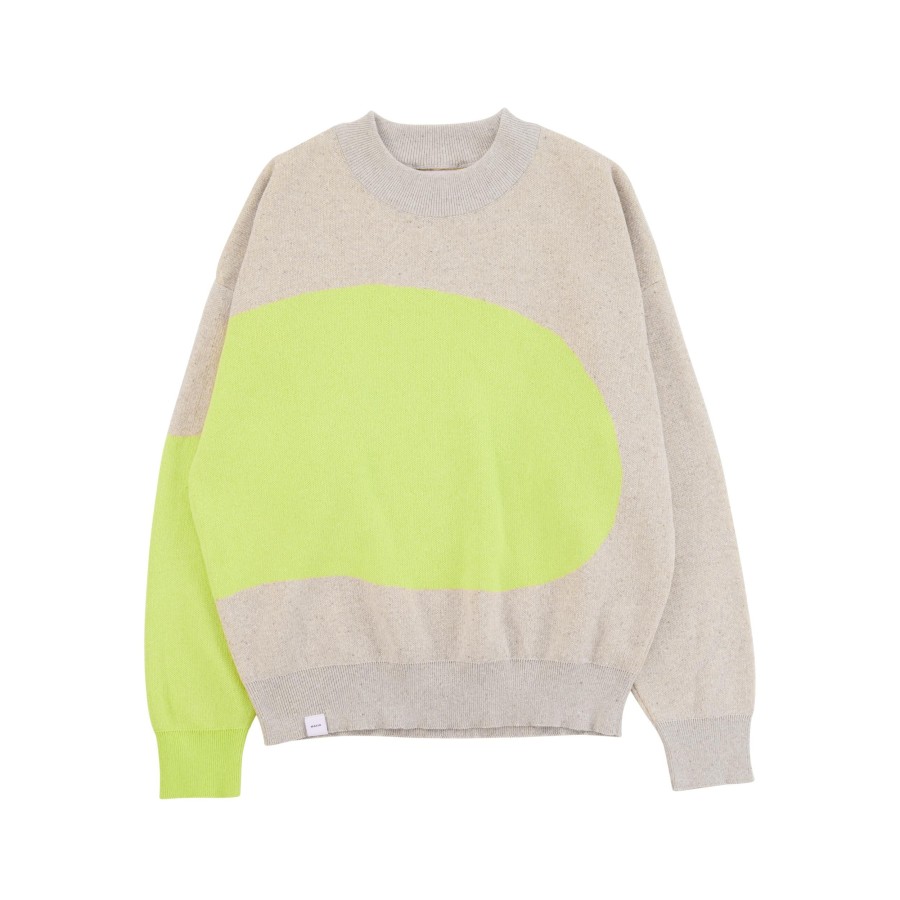 Women Makia | Tone Knit Khaki-Lime