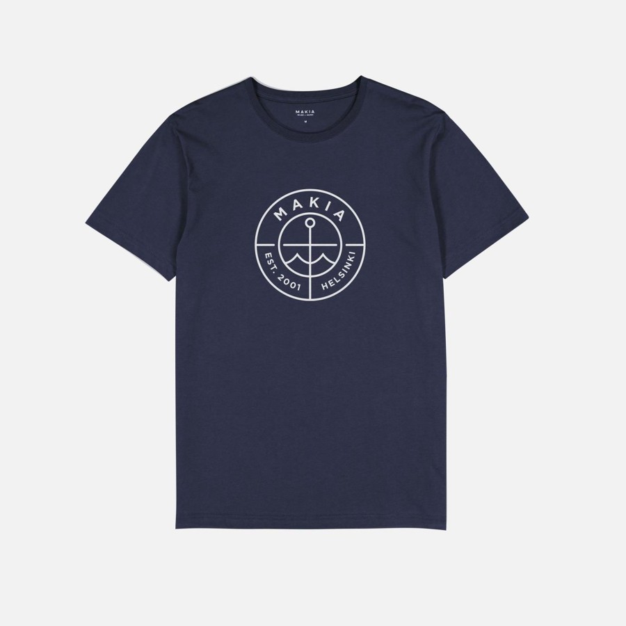 Men Makia | Scope Tshirt Dark Blue