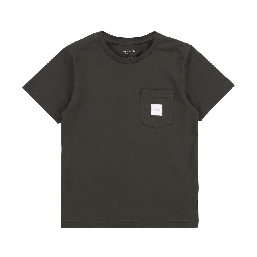 Kids Makia | Kids' Pocket Tshirt Dark Green