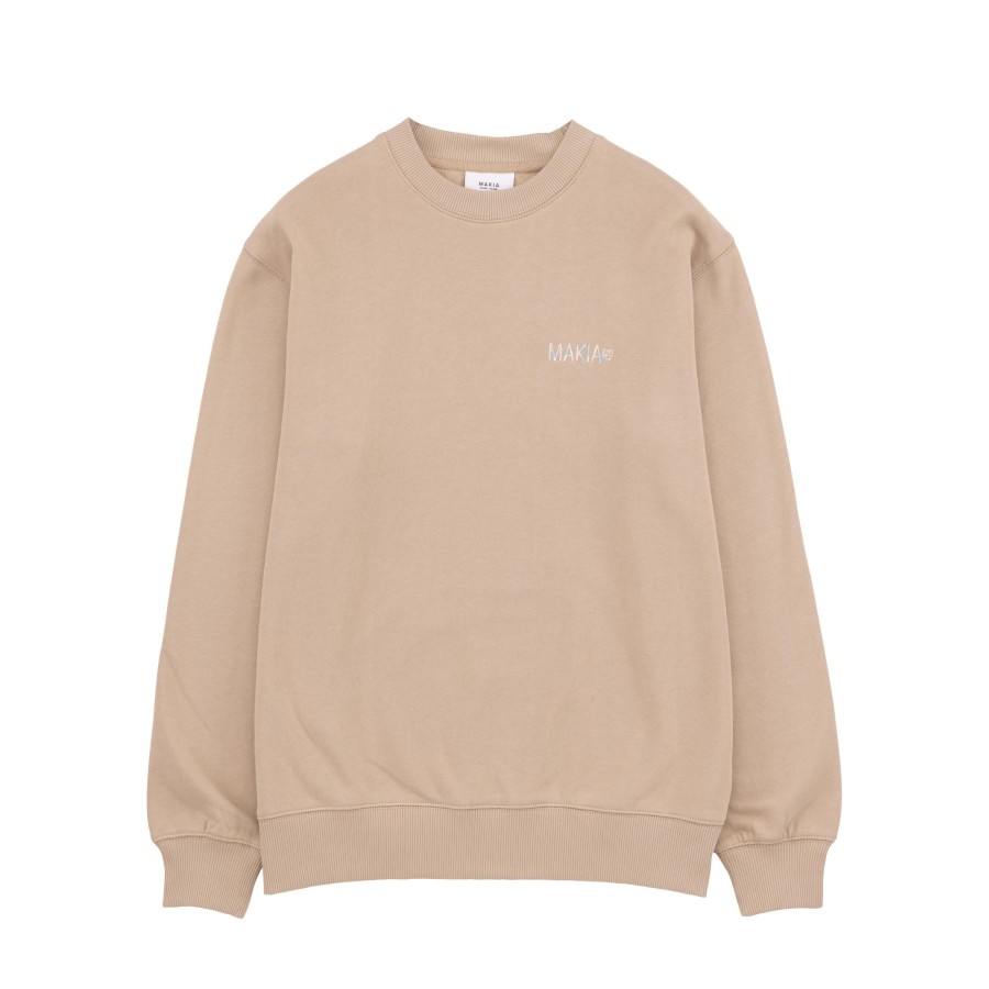 Men Makia | Julius Sweatshirt Sand