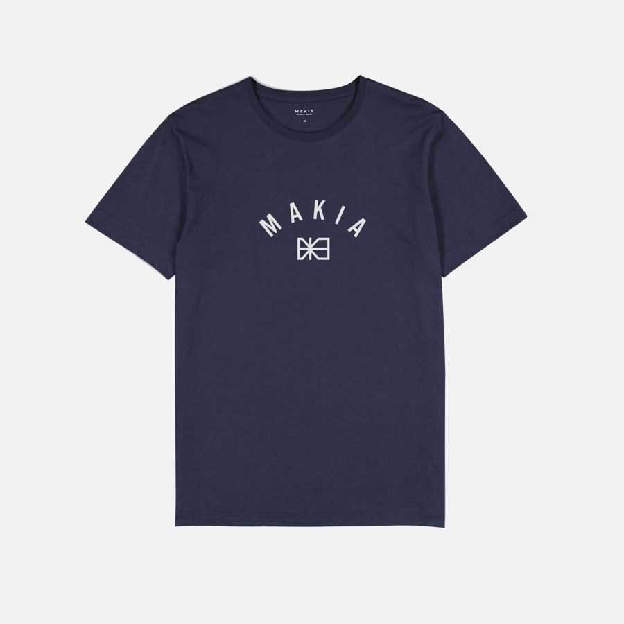 Men Makia | Brand Tshirt Dark Blue