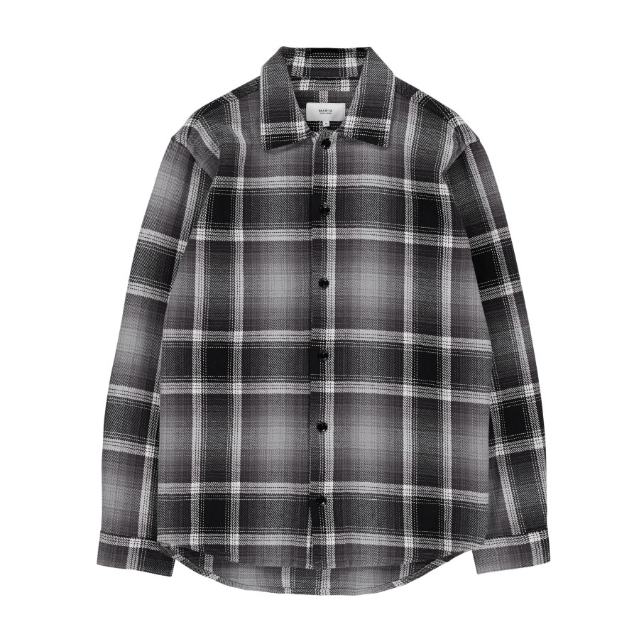 Men Makia | Cabin Overshirt Dark Grey