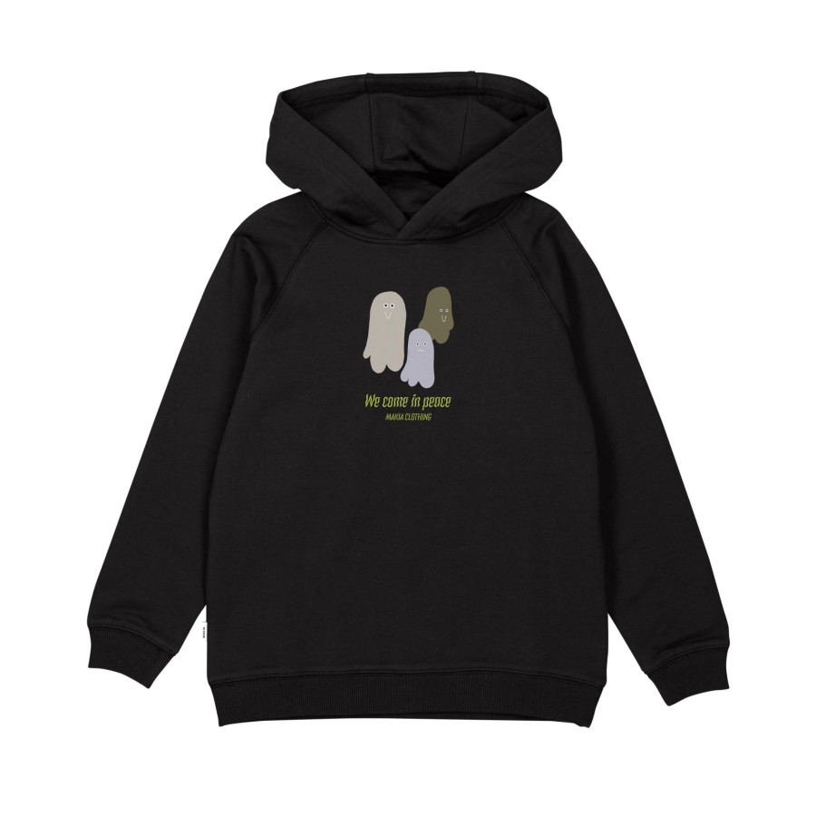 Kids Makia | Peace Hooded Sweatshirt Black