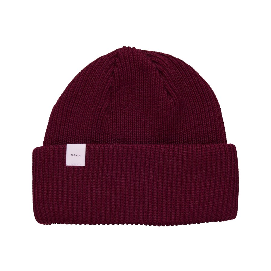 Women Makia | Merino Cap Cranberry