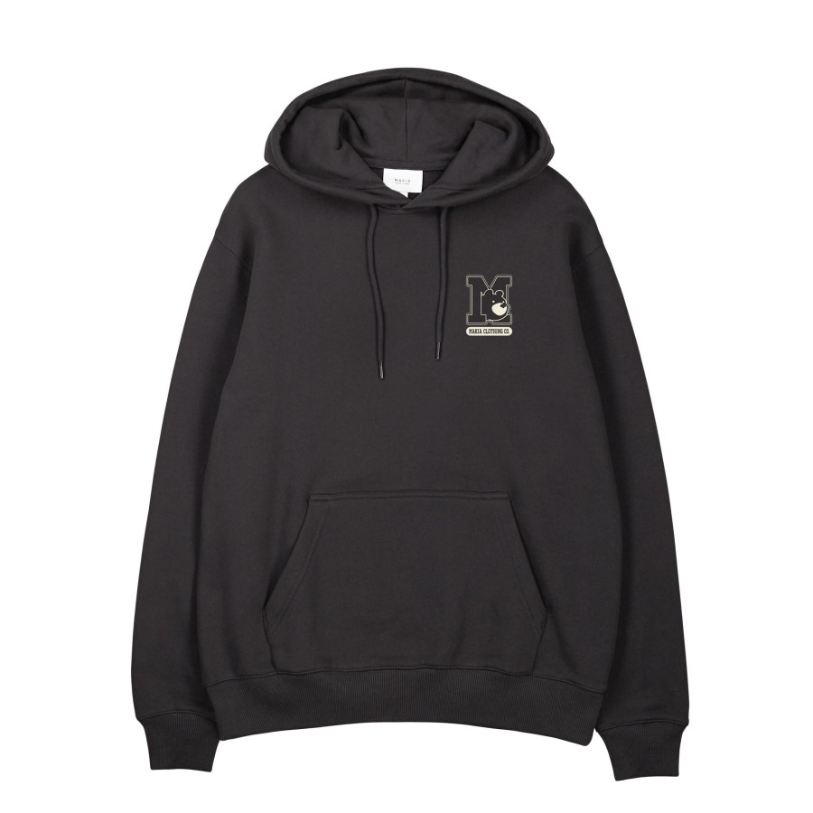 Men Makia | Teddy Hooded Sweatshirt Black