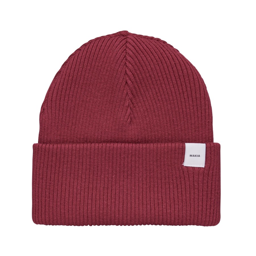 Women Makia | Makia Beanie Cranberry