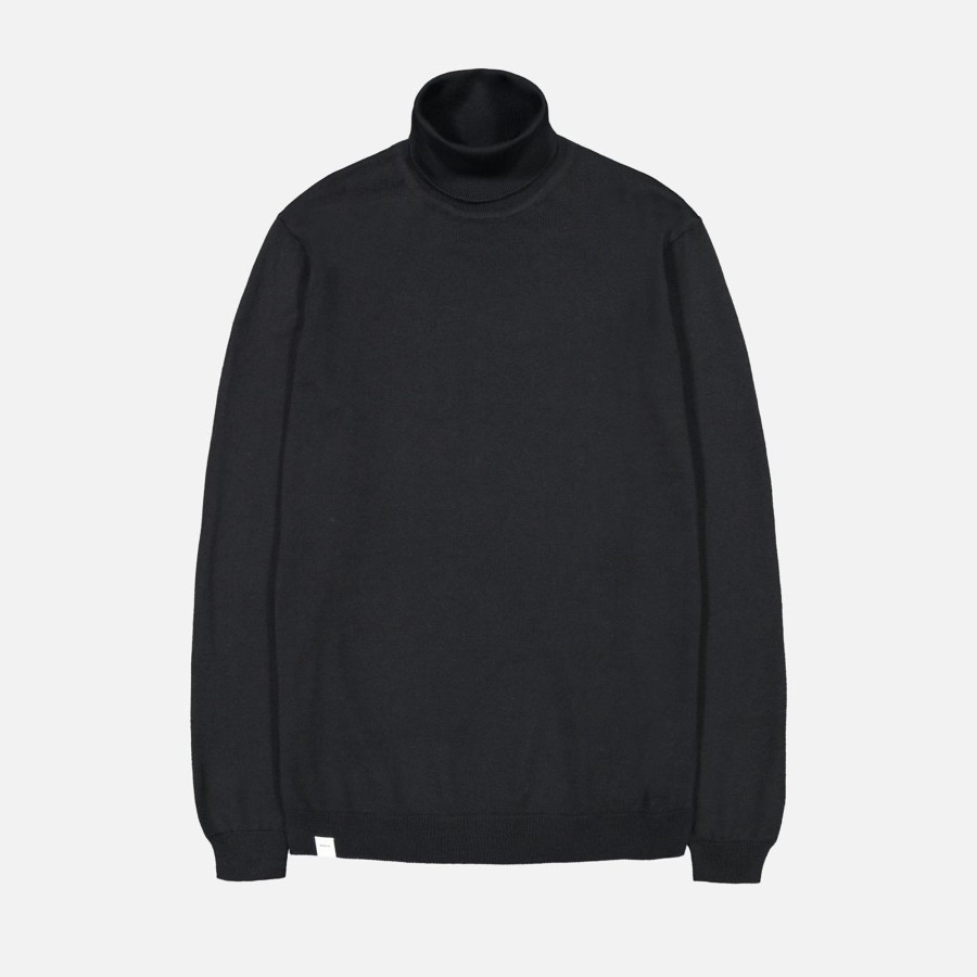 Men Makia | Roll Neck Knit Black