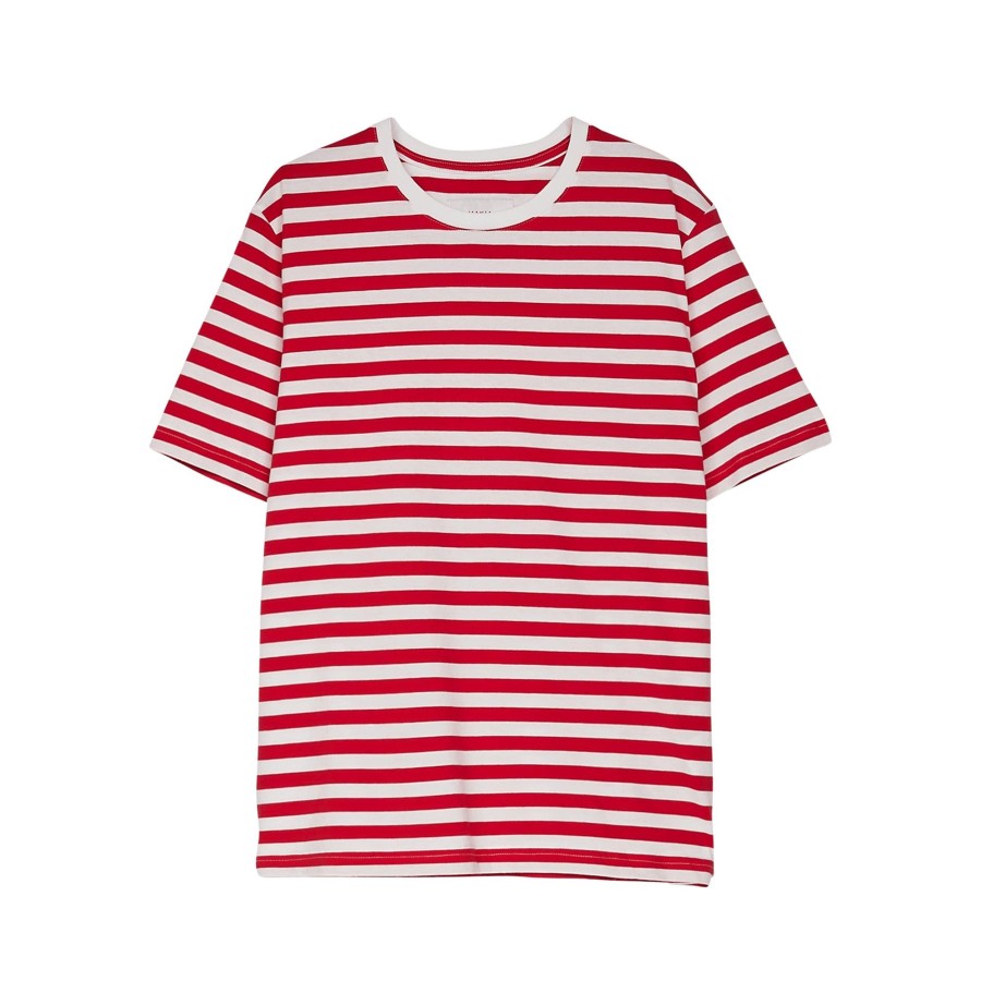 Women Makia | Verkstad Tshirt Red-White