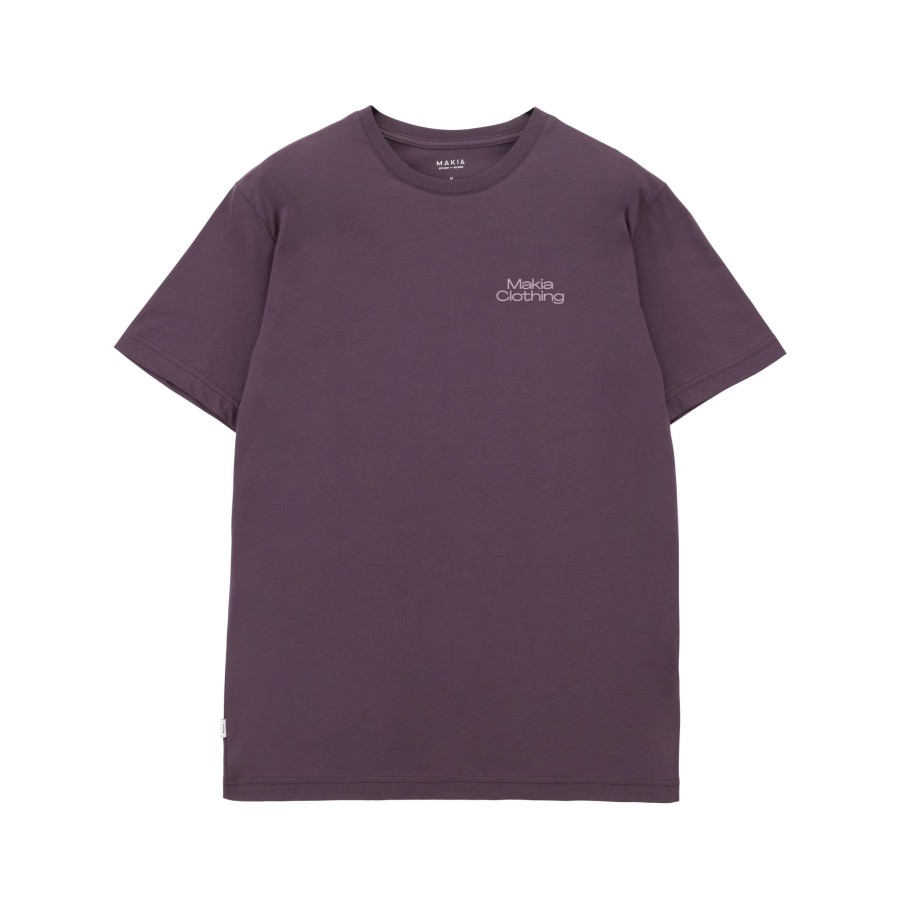 Men Makia | Orion Tshirt Aubergine