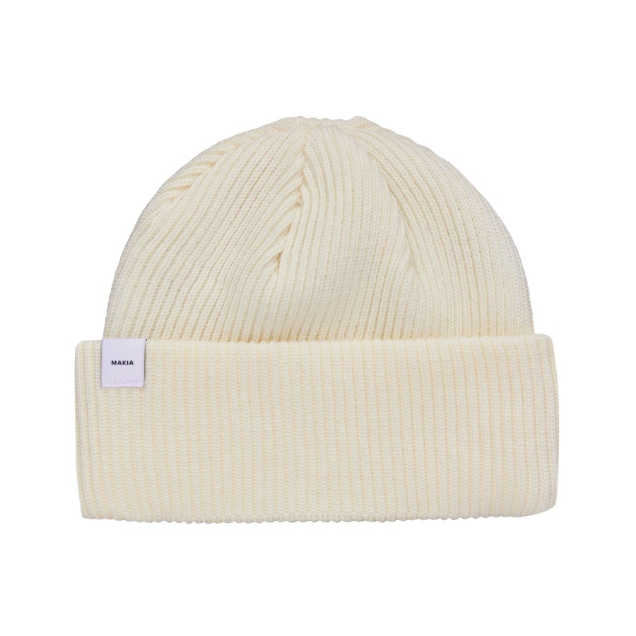 Women Makia | Merino Cap Off White