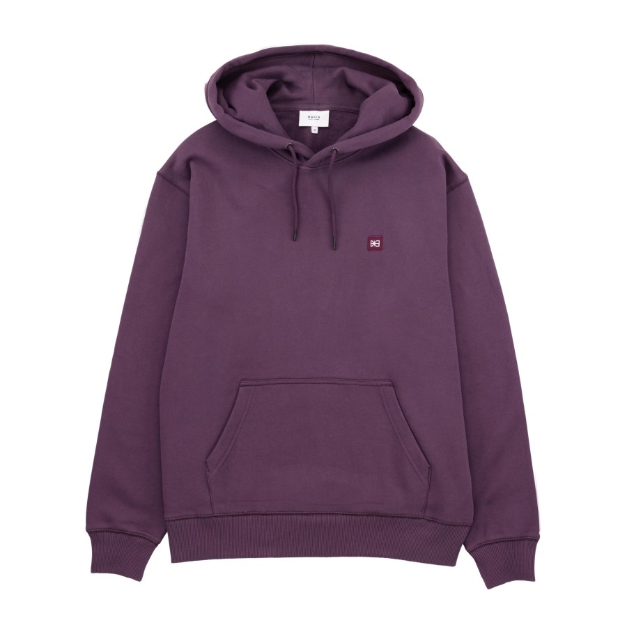 Women Makia | Laurel Hooded Sweatshirt Aubergine