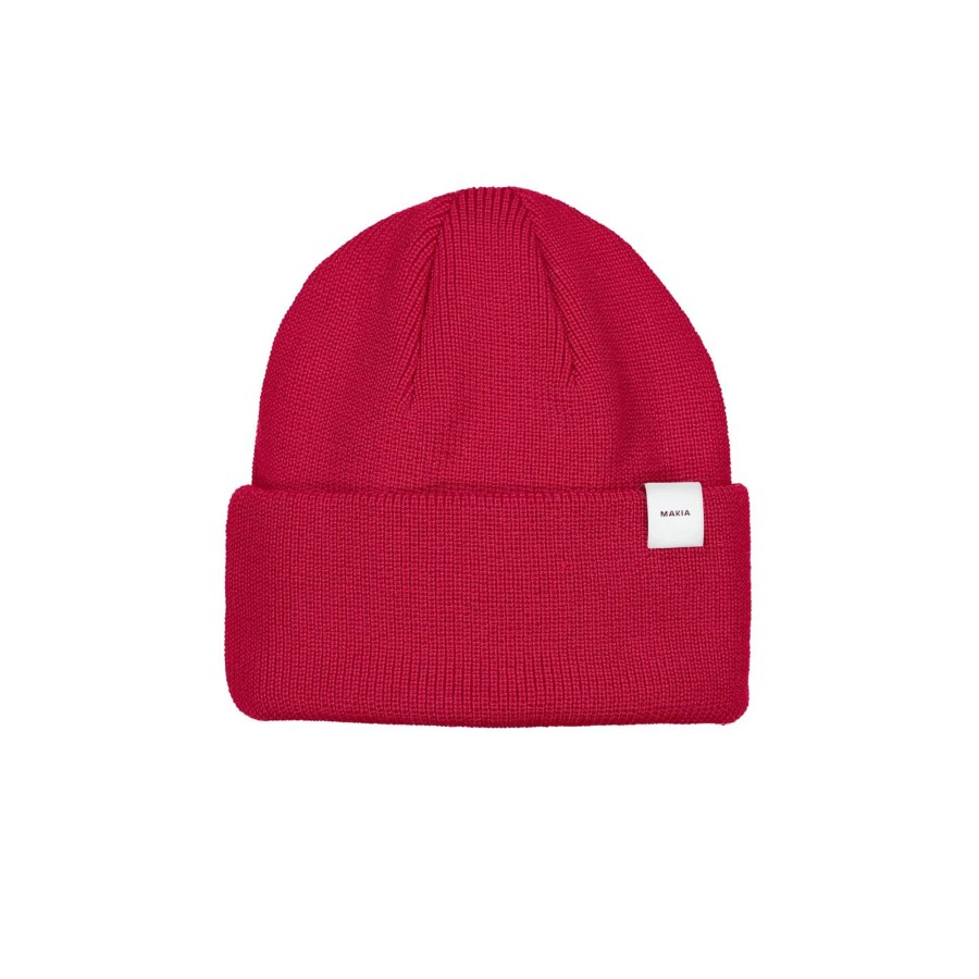 Women Makia | Merino Thin Cap Red