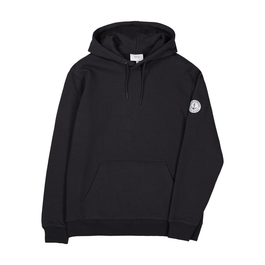 Men Makia | Swell Hooded Sweatshirt Black