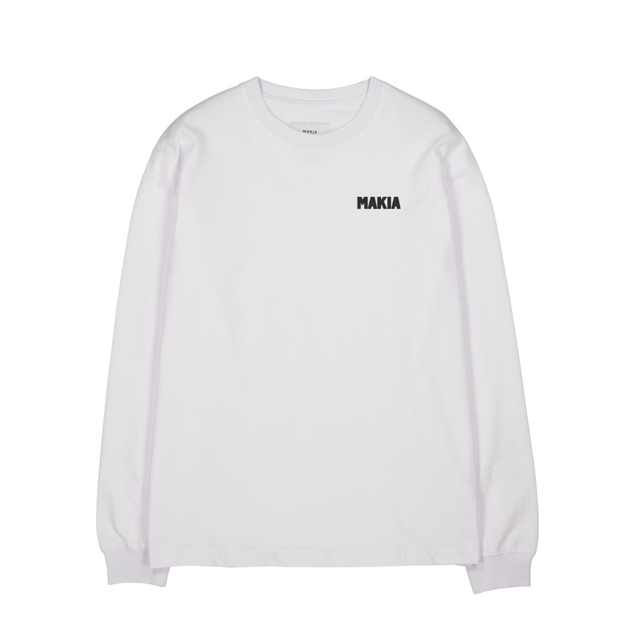 Men Makia | Monkey Long Sleeve White