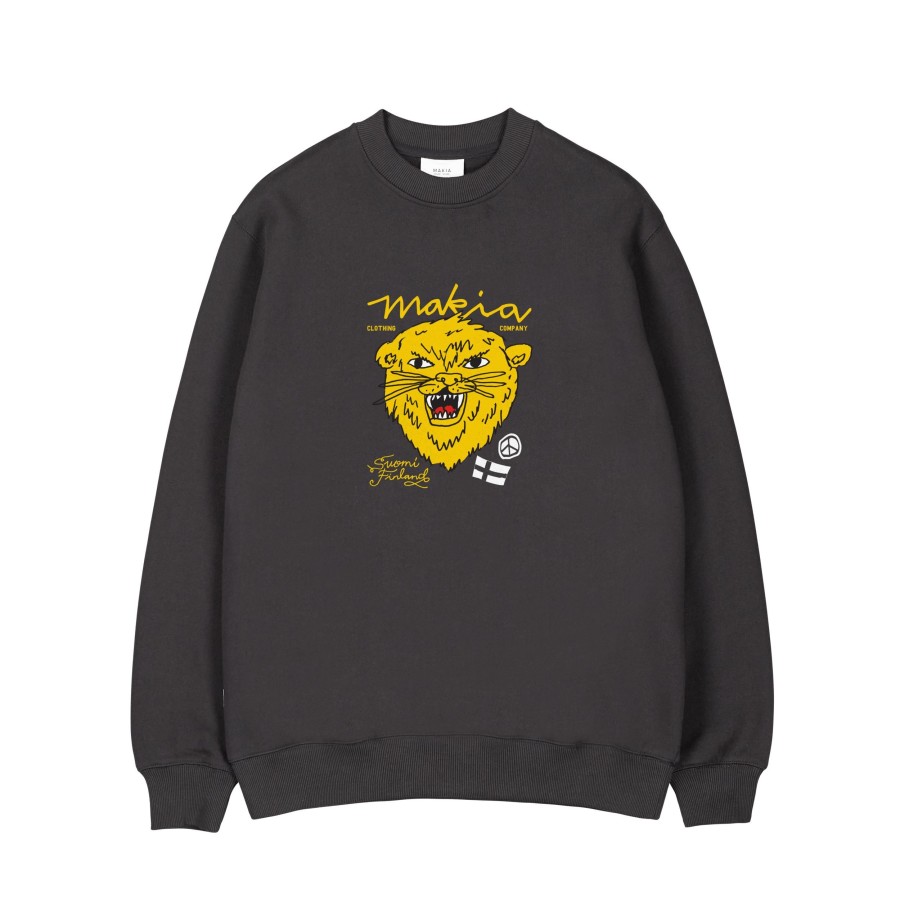 Men Makia | Lion Sweatshirt Black