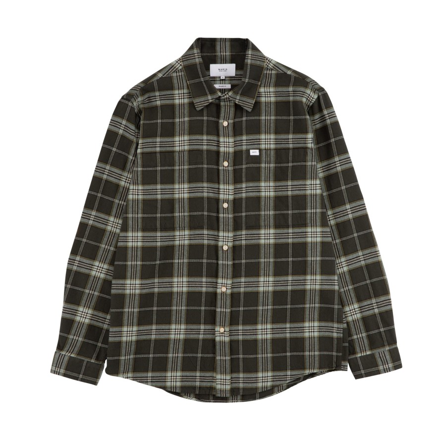 Men Makia | Apollo Shirt Dark Green