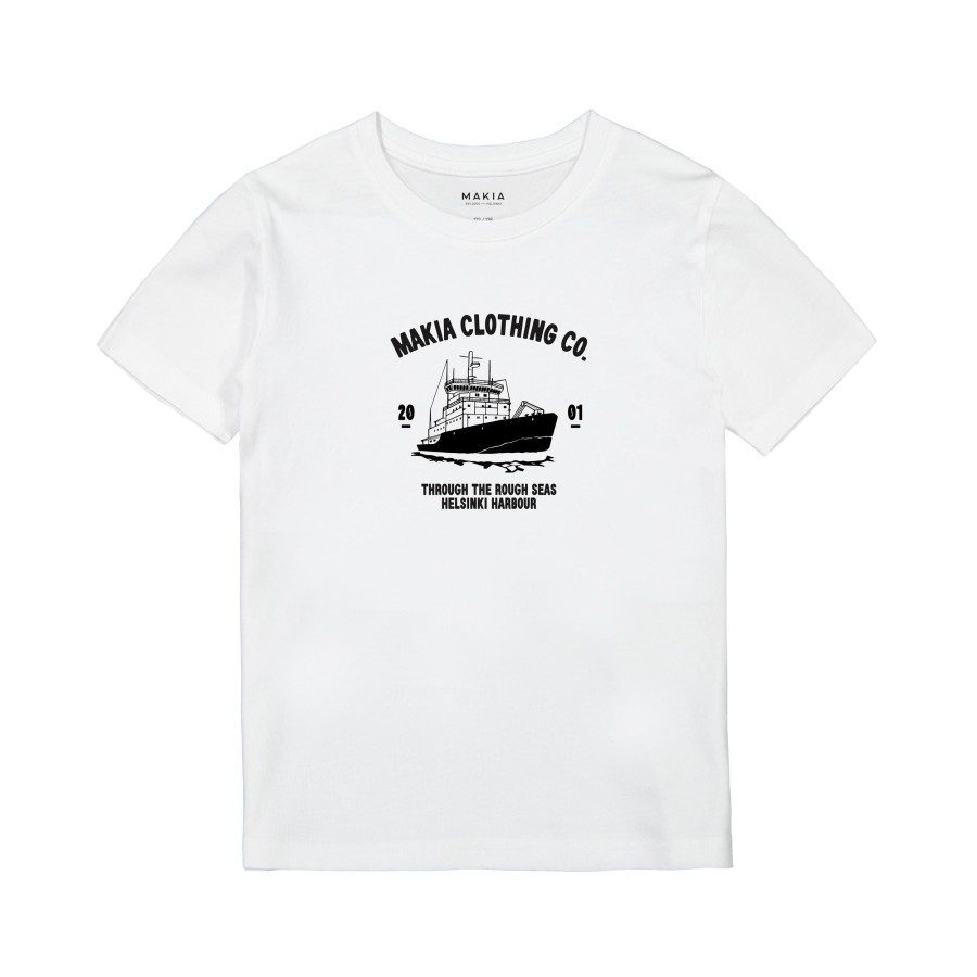 Kids Makia | Kids' Urho Tshirt White