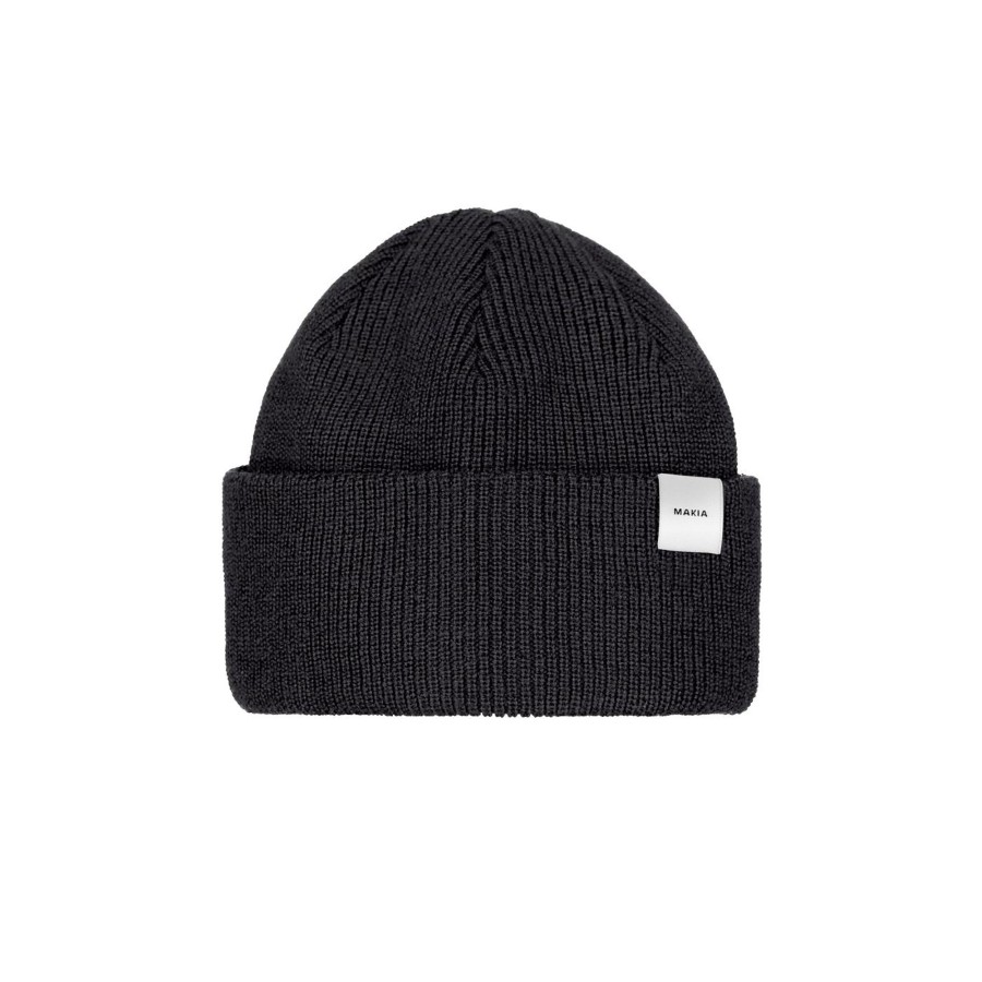 Women Makia | Merino Thin Cap Black