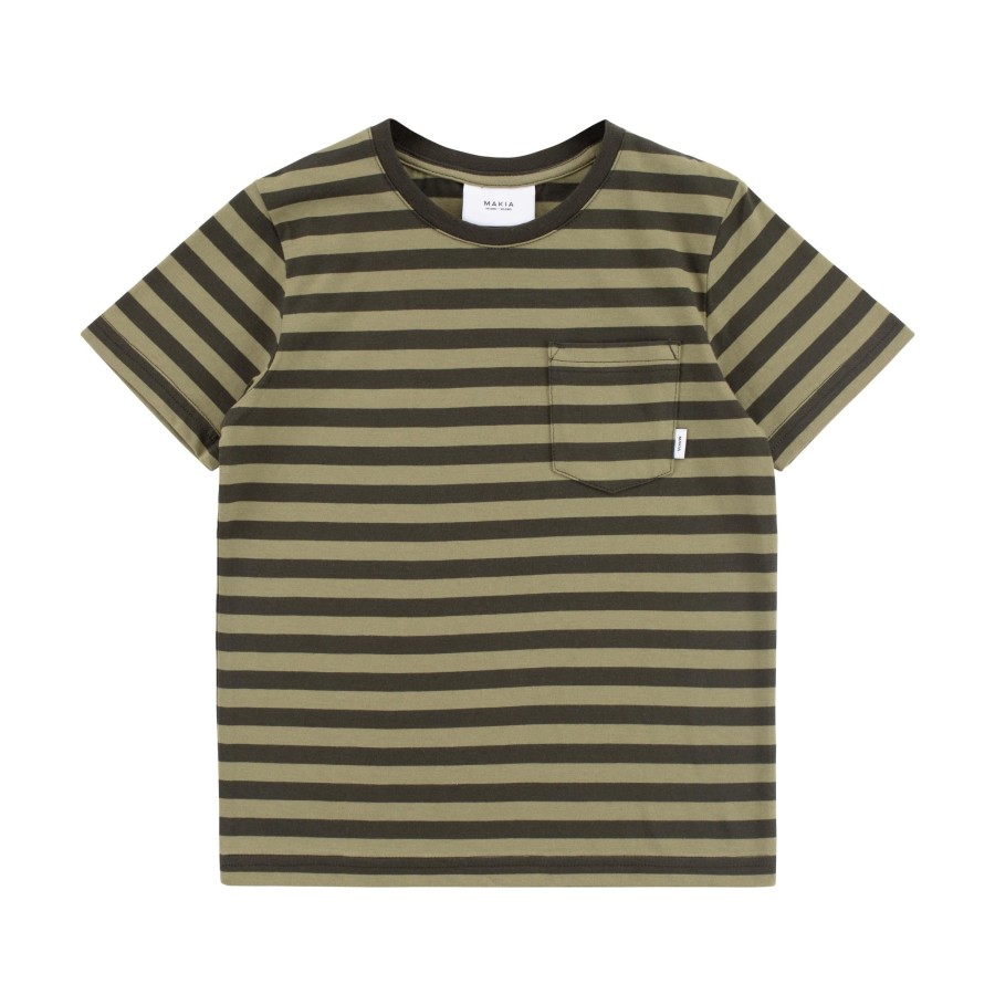 Kids Makia | Kids' Verkstad Tshirt Moss-Green