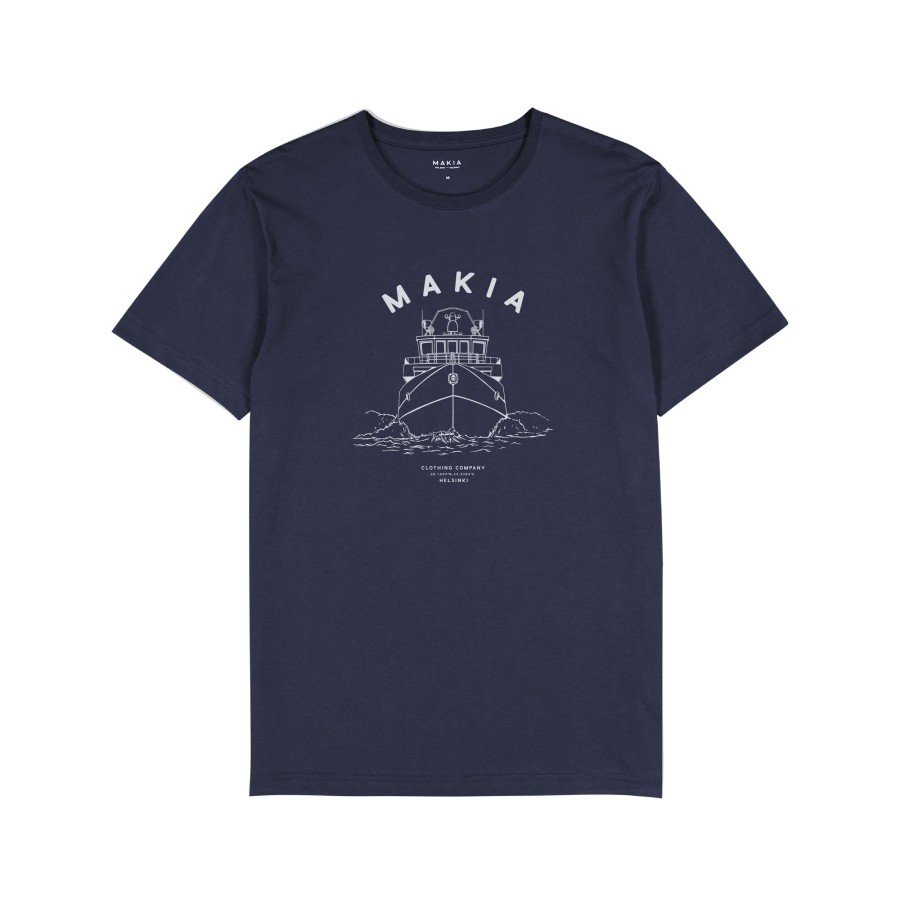 Men Makia | Mariner Tshirt Dark Blue