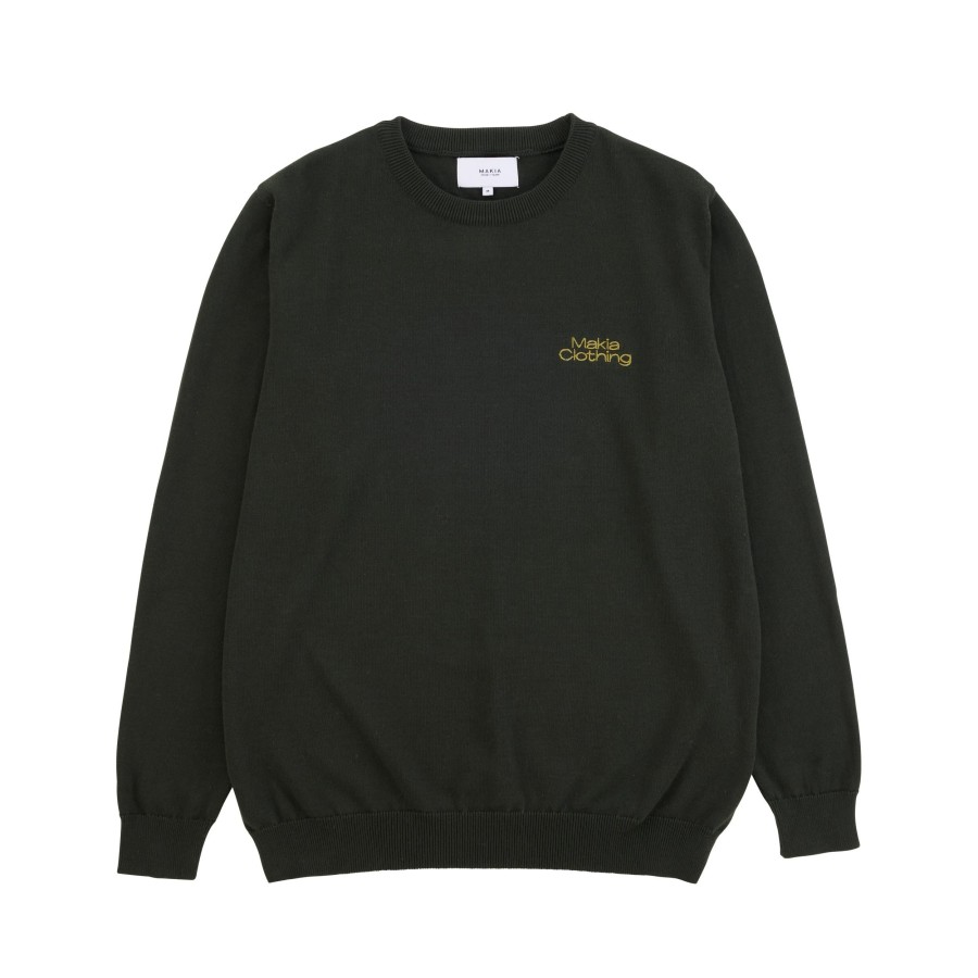 Men Makia | Emil Knit Dark Green