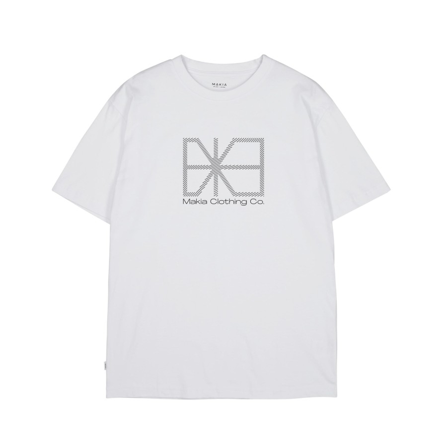 Men Makia | Flagline Tshirt White