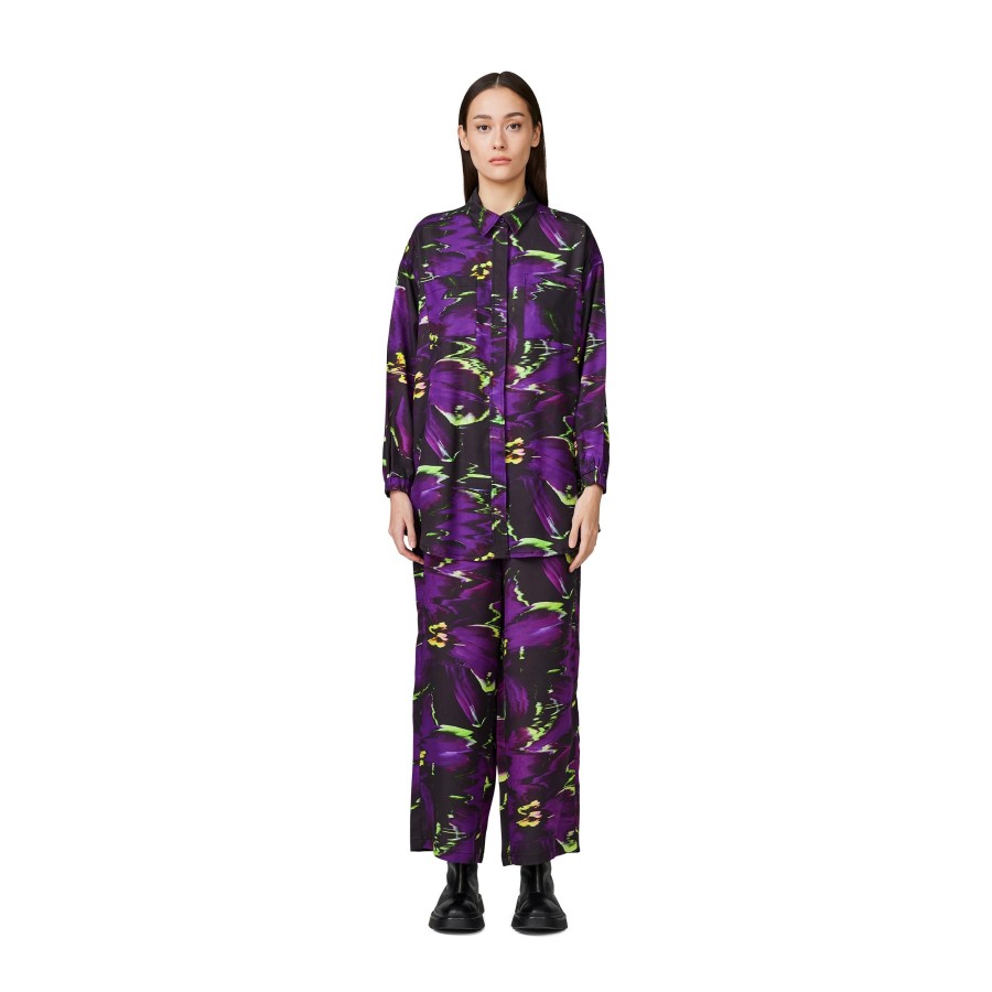 Women Makia | Kaisla Trousers Dark Lilac