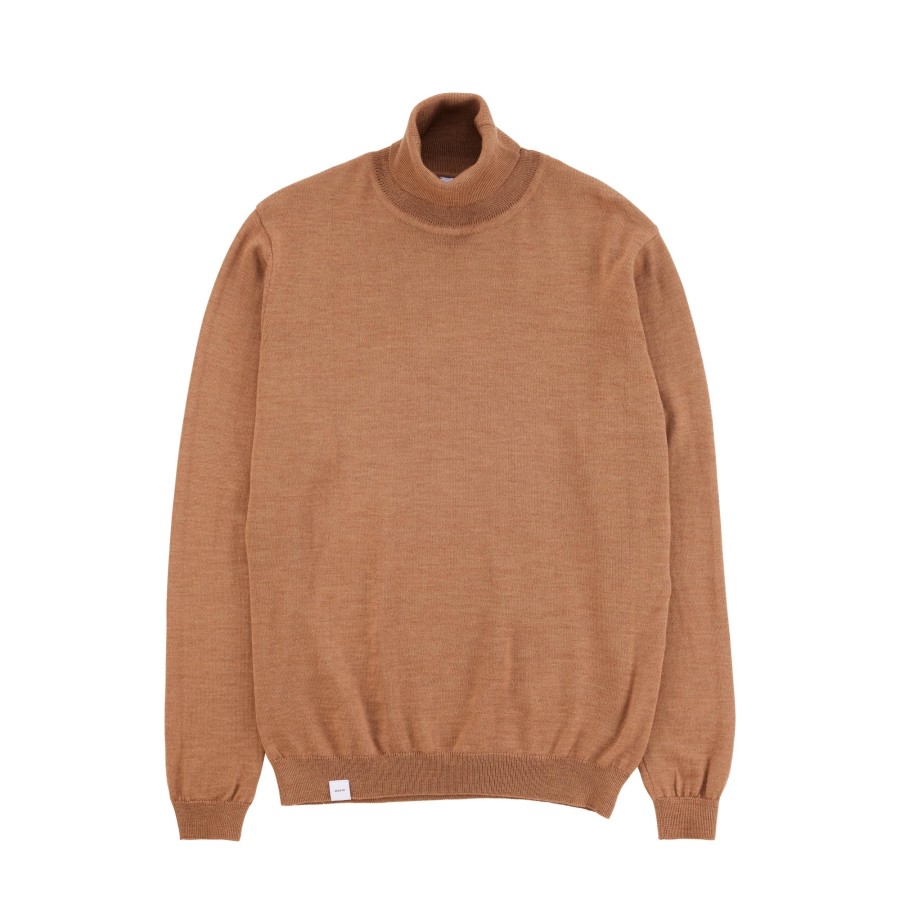 Men Makia | Roll Neck Knit Camel