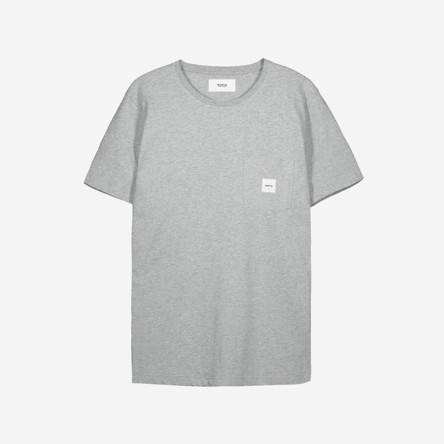 Men Makia | Square Pocket Tshirt Grey