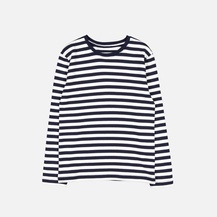 Kids Makia | Verkstad Long Sleeve Navy-White