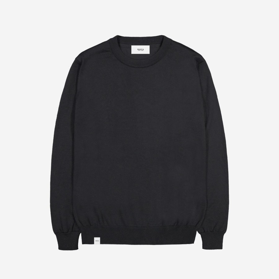 Men Makia | Merino Knit Black