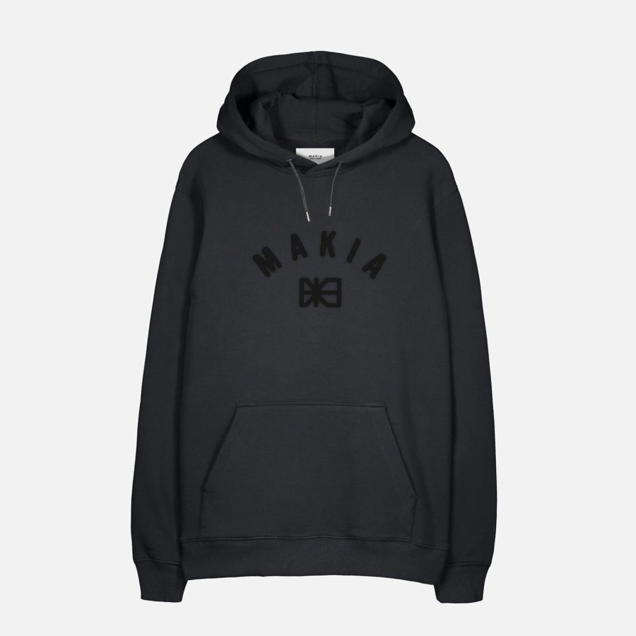 Men Makia | Brand Hooded Sweatshirt Black