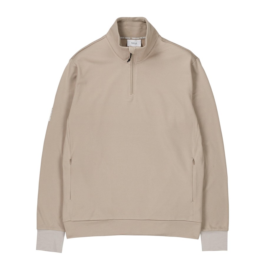 Women Makia | Utu Half Zip Humus