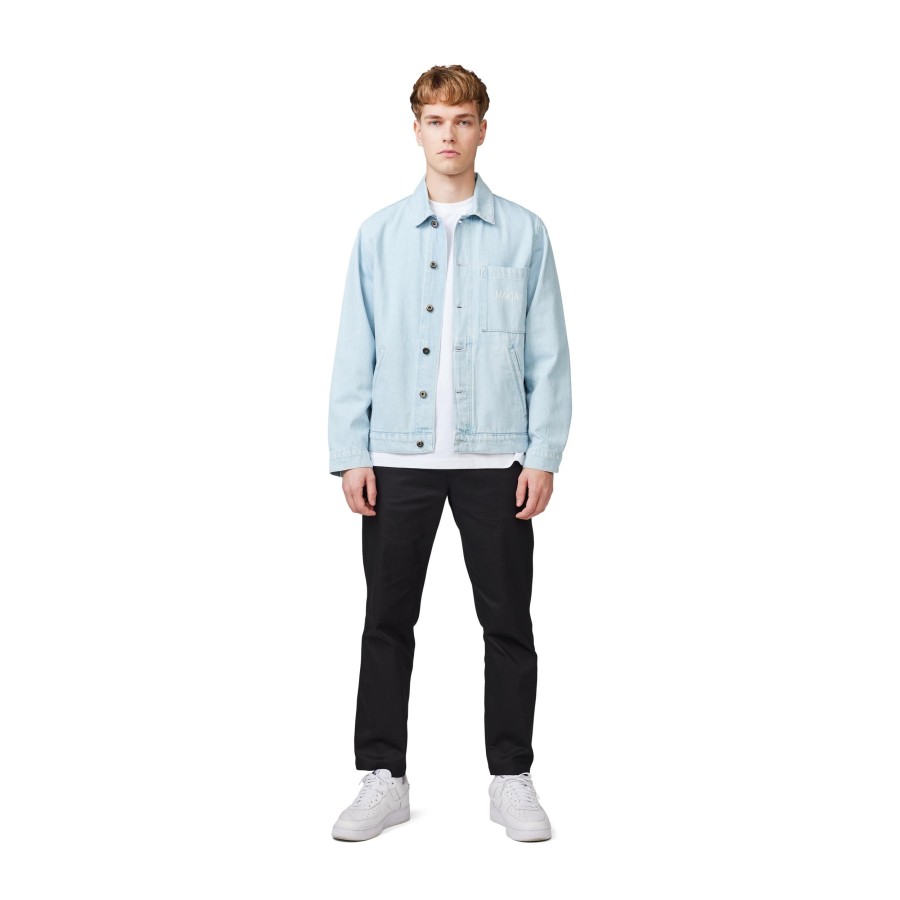 Men Makia | Drifter Jacket Bleach Wash