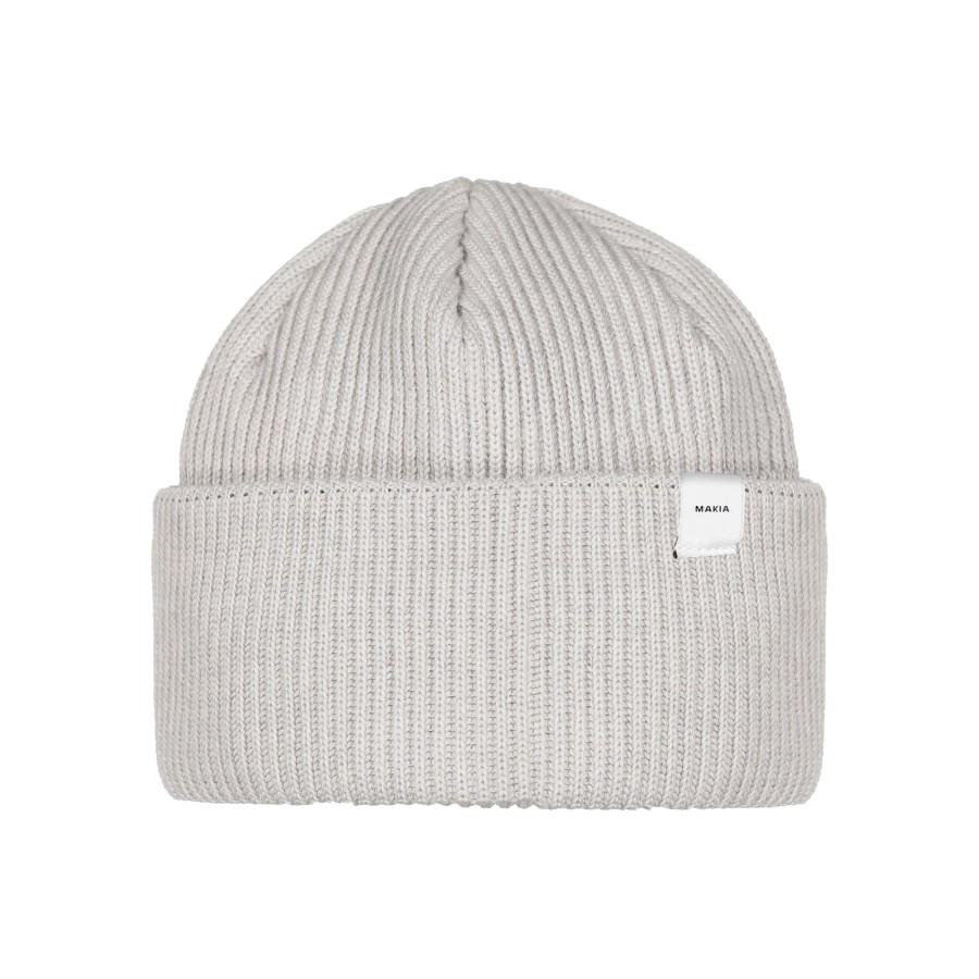 Women Makia | Merino Cap Light Grey