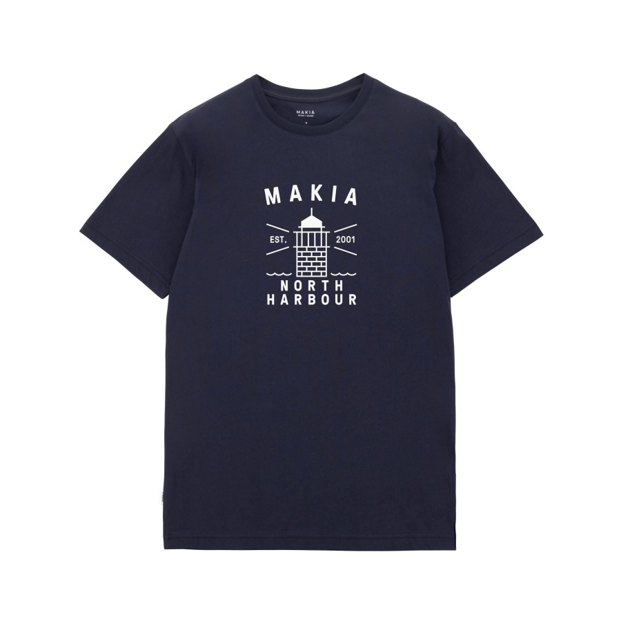 Men Makia | Tankar Tshirt Dark Navy