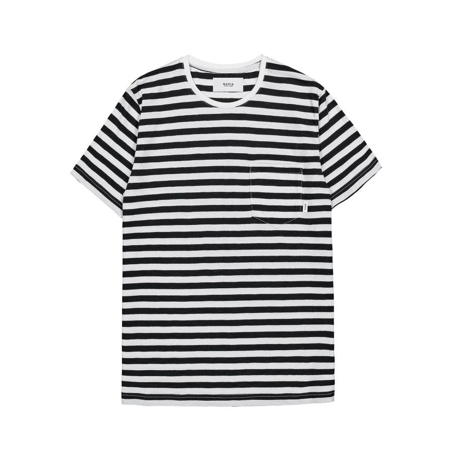 Men Makia | Verkstad Tshirt Black-White