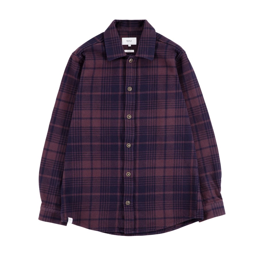 Men Makia | Visa Overshirt Aubergine