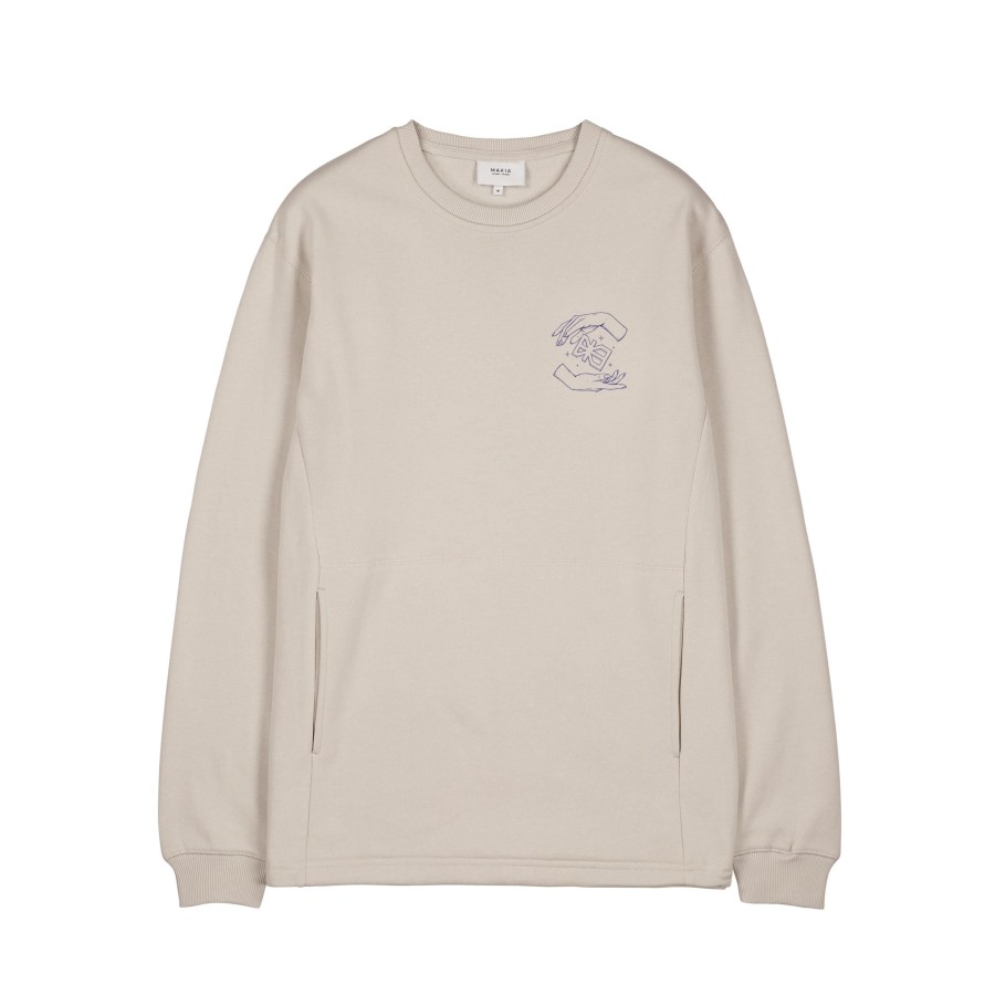 Men Makia | Taika Sweatshirt Off White