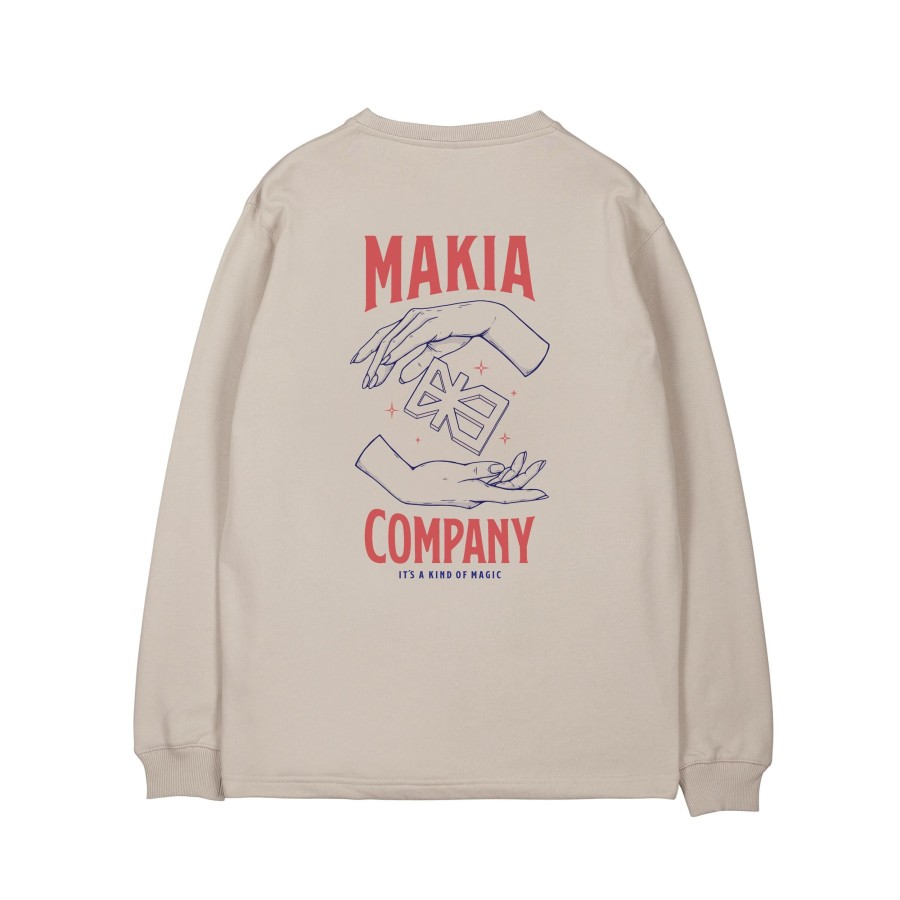 Men Makia | Taika Sweatshirt Off White