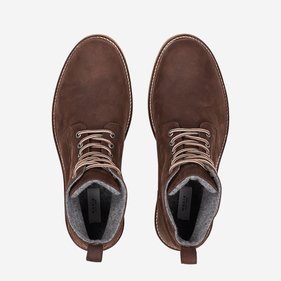 Men Makia | Lined Avenue Boot Tobacco