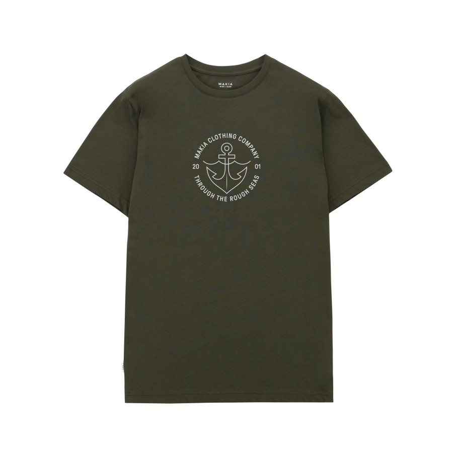 Men Makia | Hook Tshirt Dark Green